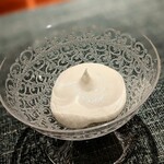 蒼 - 新玉葱のムース　私には、ある意味永遠のシグニチャー。初めて伺った日、これに出逢えて良かった。