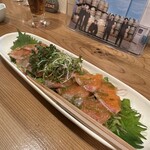 かね吉 - 信州サーモンのカルパッチョ