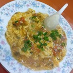 中華居酒屋 上海ママ料理 - トマトと卵の炒め物