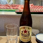 大和寿司 - サッポロラガー中瓶