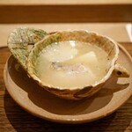 虎白 - 「鍋物」白甘鯛、筍、蕪すり流し