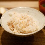 虎白 - 松葉蟹の炊き込みご飯