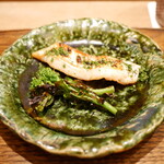 虎白 - 「焼物」真魚鰹、菜の花