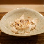 虎白 - 「凌ぎ」焼白子飯蒸し、白トリュフ