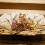 虎白 - 「冷物」神戸牛、コンソメ出汁ジュレ掛け