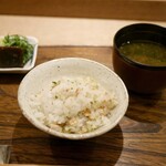 虎白 - 桜鱒の炊込みご飯