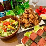Nangoku Kicchin Hariyun Kafe - モチコチキン食べ放題コース　イメージ
