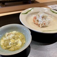 鮨 十兵衛 - 越前蟹 身と蟹味噌