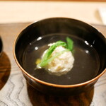 虎白 - 「椀物」松葉蟹の真薯