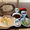 そば処 とう松 - 天せいろ、十割蕎麦2枚半。