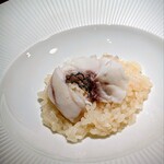 蒼 - 神経〆真鯛のコンソメのリゾット。最初のコンソメで炊いたリゾット。このお米だけお皿に出しても、蒼さんファンなら、狂喜乱舞するはず。本当にヤバイ美味しさの鯛めし♡