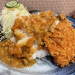 とんかつ　あじでん - カツカレー　ロース　大盛360g