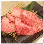 食彩和牛 しげ吉 - 限定入荷のとちぎ和牛「匠」のみすじ。とにかく脂が美味い！さっと溶けます