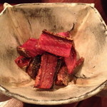 和食　貴山 - 鮭とば炙り２０１３年１２月