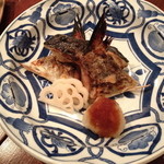 和食　貴山 - 本鰆カマ塩焼き（１，４８０円）２０１３年１２月