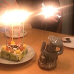 ノワ・ド・ココ - 誕生日祝いのケーキ