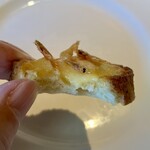 コート ドール - 桜エビとグリュイエールチーズのトースト