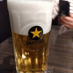 SATOブリアン にごう - 生ビールで、カンパ〜イ♪わくわく♥