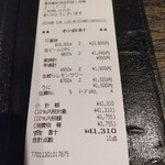 SATOブリアン - 予算に対して1,700円お釣りがきたよ。今度のお出かけの食事代に充てよう。