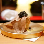 にくの匠 三芳 - 「揚物」海老芋、こっぺ蟹、アルバ産白トリュフ