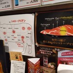 SATOブリアン - 肉の部位や特徴の説明が、とてもわかりやすく親切。