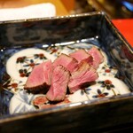 にくの匠 三芳 - 「ヒレ炭火焼き」神戸川岸牧場