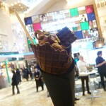 ル・ショコラ・アラン・デュカス - ソフトクリーム（阪急うめだ本店イベント）