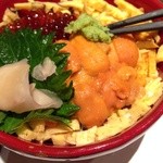 鮨庵さいとう - ウニとイクラの二色丼