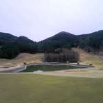 エヴァンタイユ ゴルフクラブ レストラン - １番と１８番(2013.12.18)