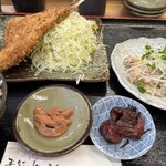 あじBAR - なめろうとアジフライ定食