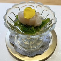 美味いもん屋 わ多なべ - ホタテとセリのお浸し