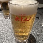 みっちゃん いせや - 生ビール