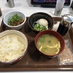 すき家 - 牛まぜのっけ朝食ミニ
            ¥360