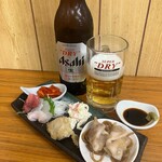 Toi Saketen - 瓶ビールとおまかせ