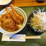 きどぐち - 天丼とサラダ