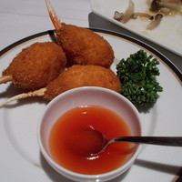 中国料理 星ヶ岡 - 蟹の爪の揚げ物