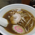 新宿飯店 - 半炒飯と半ラーメンセットのラーメン♬