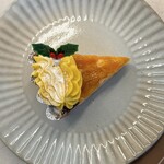 砂町珈琲 - あんずとピスタチオクリームのタルト（400円）