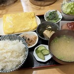 Toi kin - 出汁巻定食ご飯大盛り