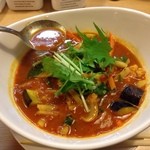 空と大地のトマト麺 Vegie  - トマト麺、マサラ味