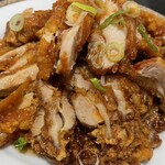 勝つ山 久留米店 - 裏メニューの油淋鶏