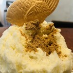 こひる庵 - 桜ミルクにきなもんもめっちゃ合うー！やばすぎ♡