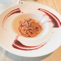イタリア料理 サンミケーレ - 可愛くお洒落なピンクのカルボナーラ