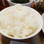 キッチン ブルー グローブ - ご飯大盛りのアップ