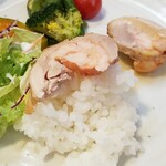 キッチン ブルー グローブ - その断面、今日外した方は残念、とても美味しいバロンティーヌ！