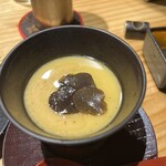 焼肉きた松 - フォアグラとトリュフの茶碗蒸し