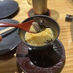 焼肉きた松 - フォアグラとトリュフの茶碗蒸し