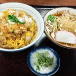 Shihokawa - ｶﾂ丼+ﾐﾆそば(温かい)ｾｯﾄ1300円