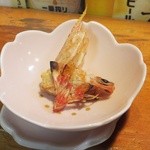 弘寿司 - 車海老の殻を焼いてもらいました＾＾