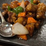 中華料理 旭園 - 黒酢酢豚